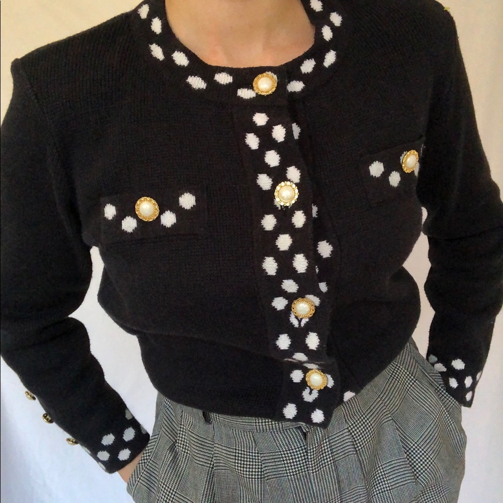 Vintage Button down Sweater - Picture 4 of 7